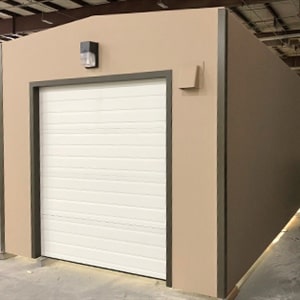 Numerous options available, including roll-up doors.