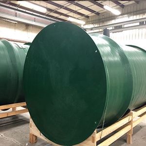 Fiberglass wet wells